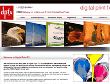 Tablet Screenshot of digitalprintfx.com